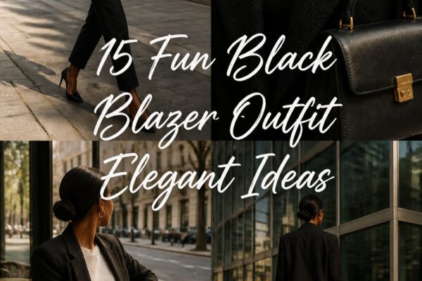 15 Fun Black Blazer Outfit Elegant Ideas for Every Occasion