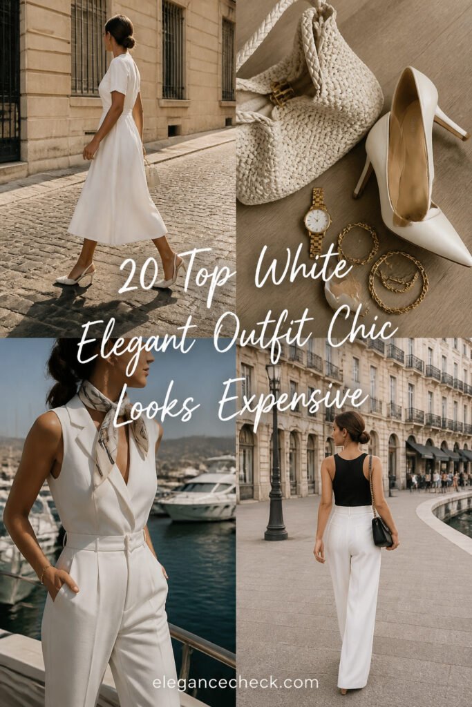 20 Top White Elegant Outfit Chic Looks That Look Expensive