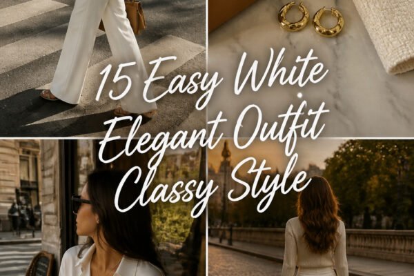 15 Easy White Elegant Outfit Classy Style