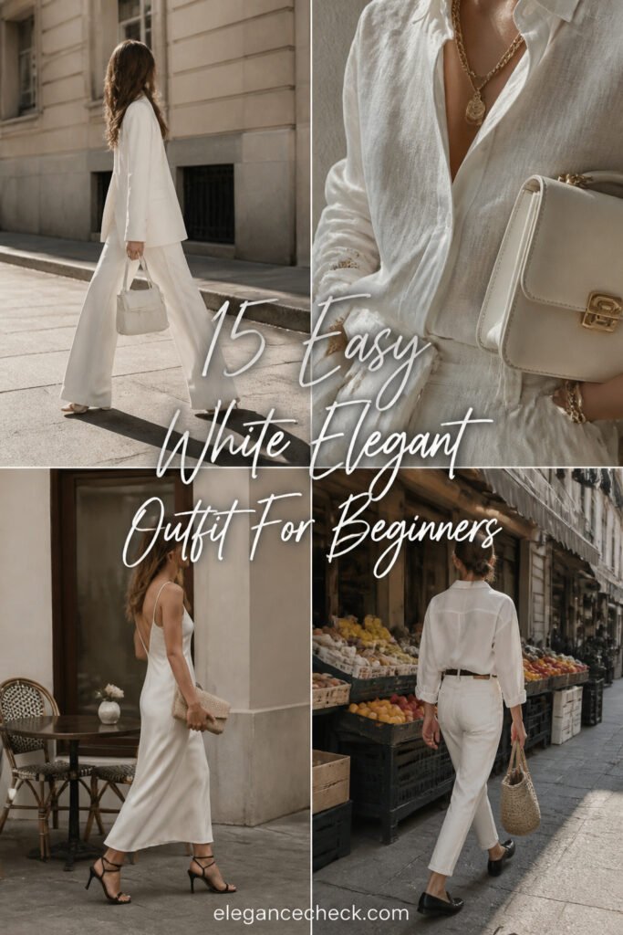 15 Easy White Elegant Outfit For Beginners