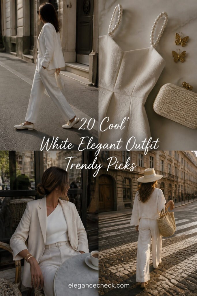 20 Cool White Elegant Outfit Trendy Picks for Every Occasion