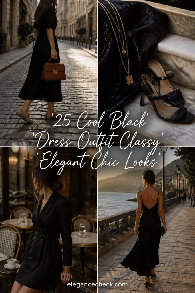 25 Cool Black Dress Outfit Classy Elegant Chic Looks