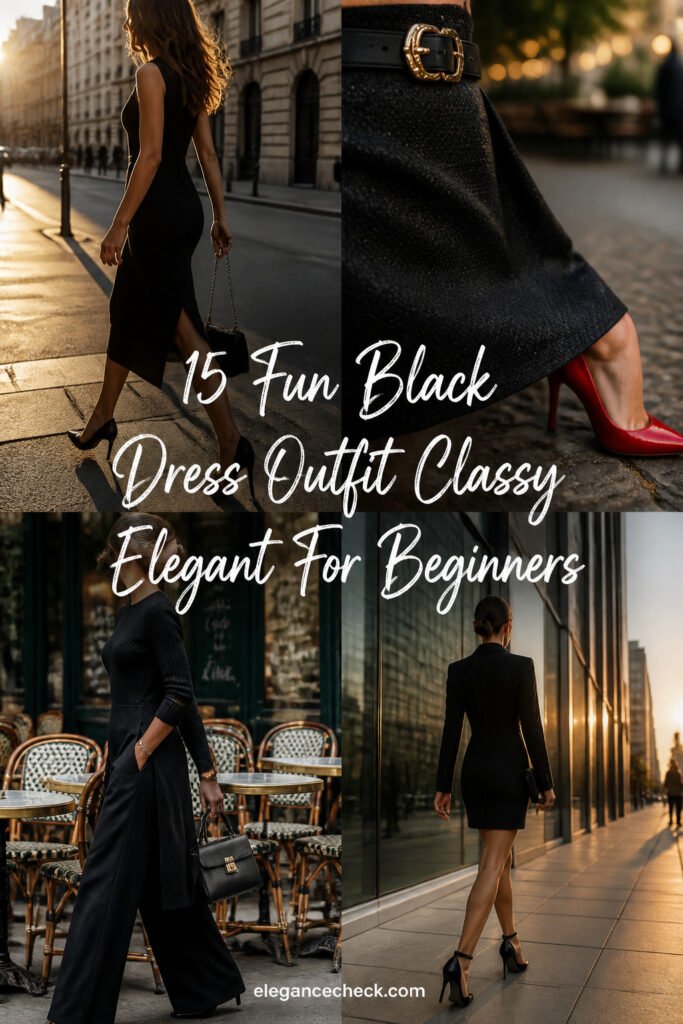 15 Fun Black Dress Outfit Classy Elegant For Beginners