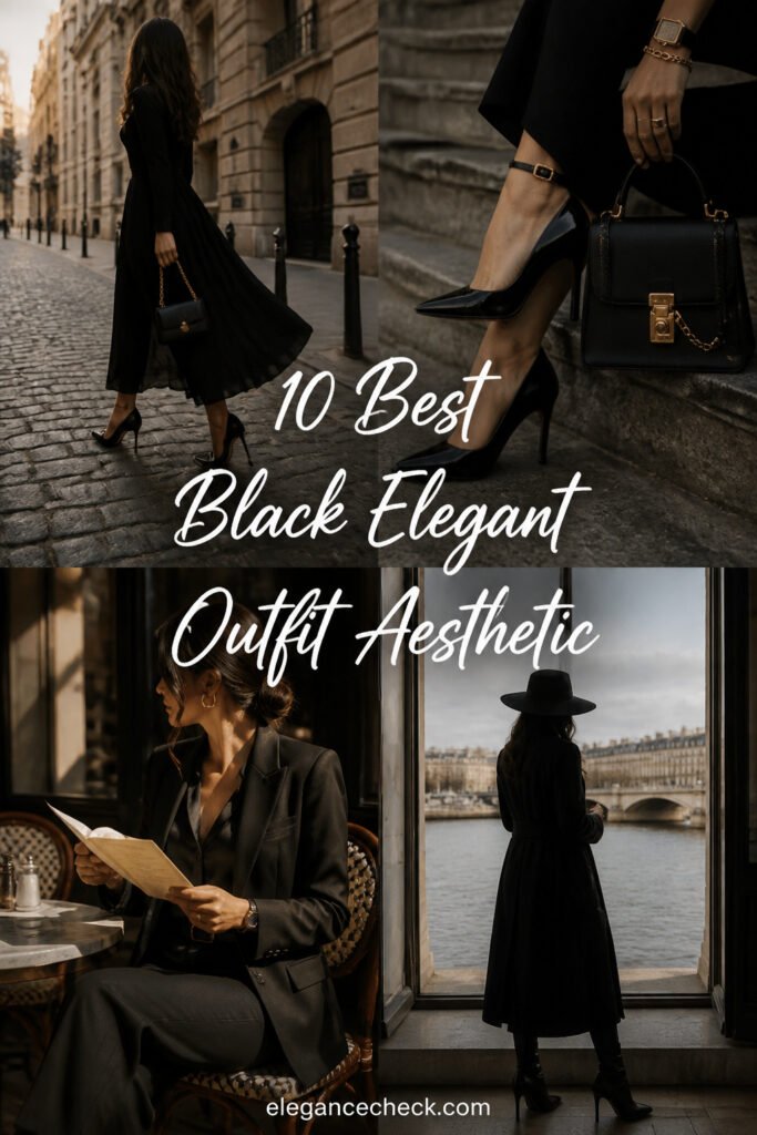 10 Best Black Elegant Outfit Aesthetic to Try This Year