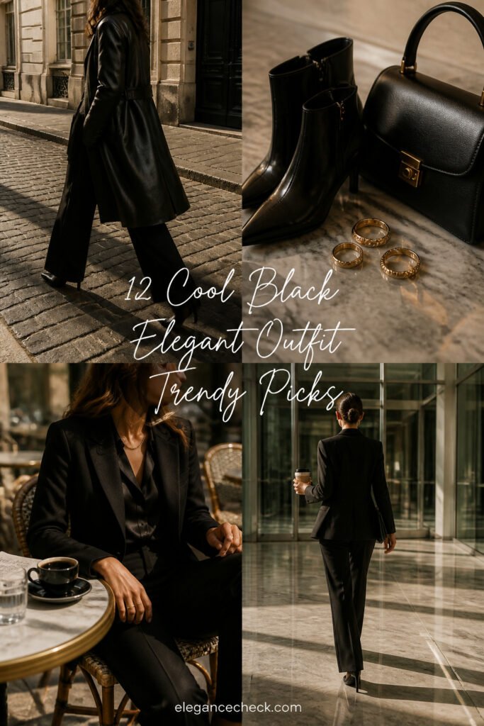 12 Cool Black Elegant Outfit Trendy Picks You Will Love
