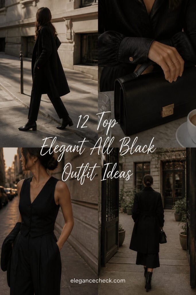 12 Top Elegant All Black Outfit Ideas for Small Budgets