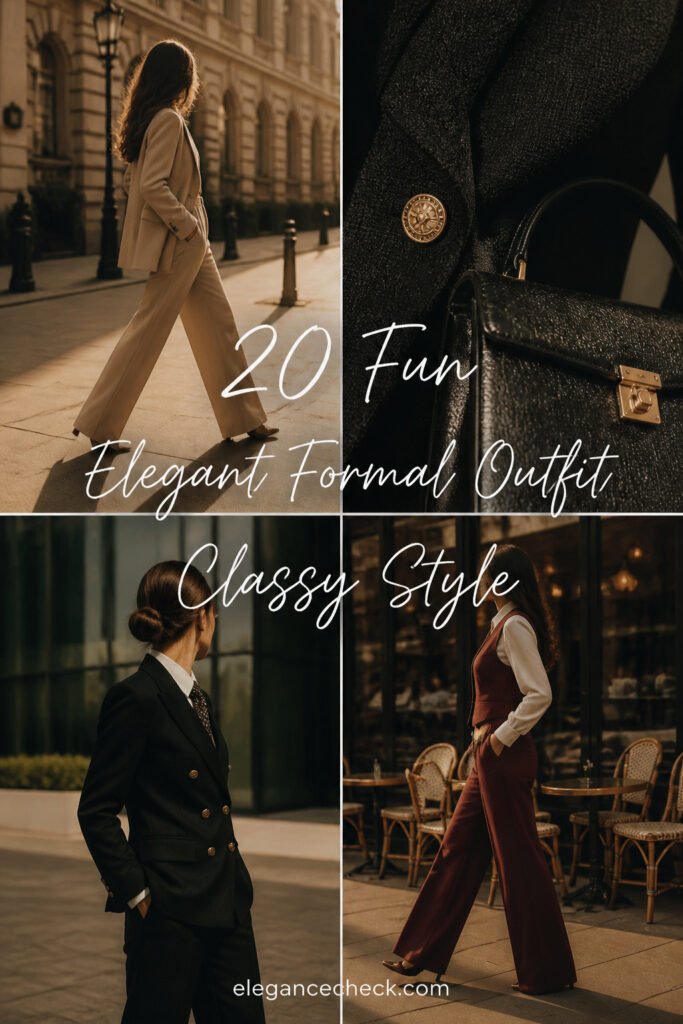 20 Fun Elegant Formal Outfit Classy Style for Small Budgets