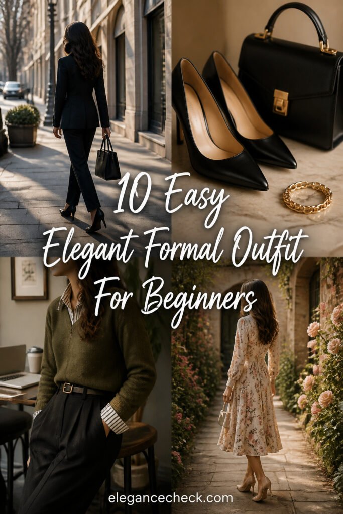 10 Easy Elegant Formal Outfit For Beginners