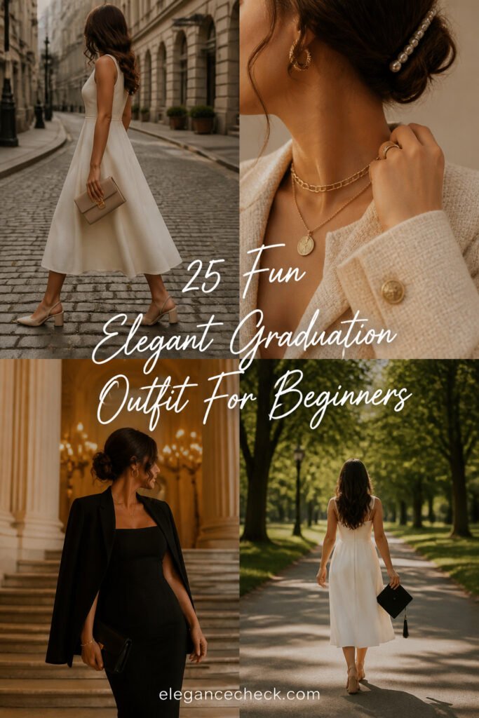 25 Fun Elegant Graduation Outfit For Beginners