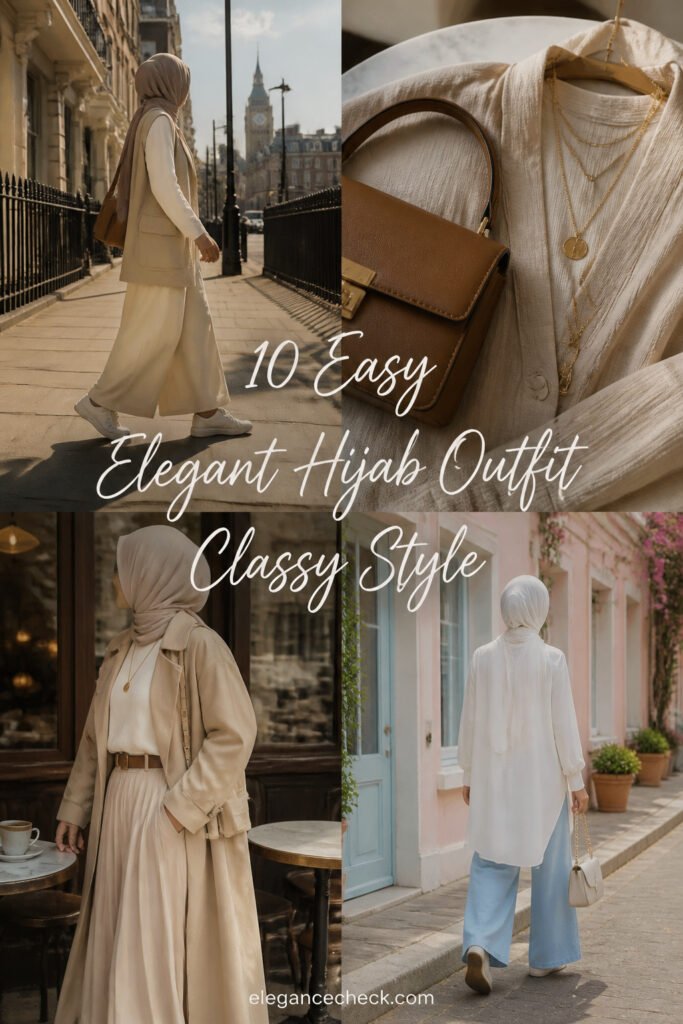 10 Easy Elegant Hijab Outfit Classy Style to Try This Year