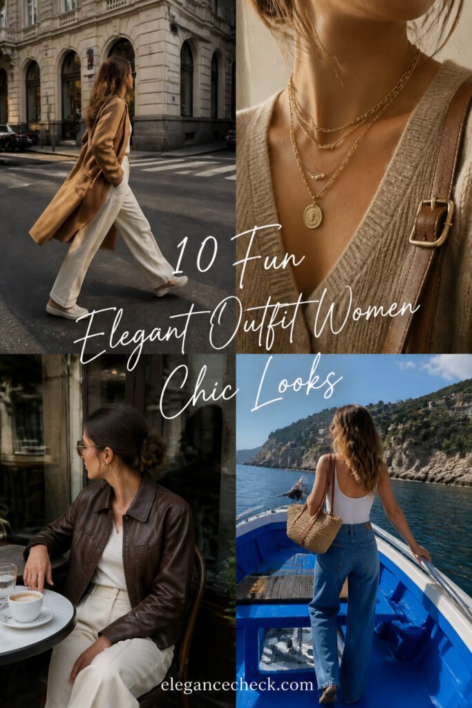10 Fun Elegant Outfit Women Chic Looks You Will Love