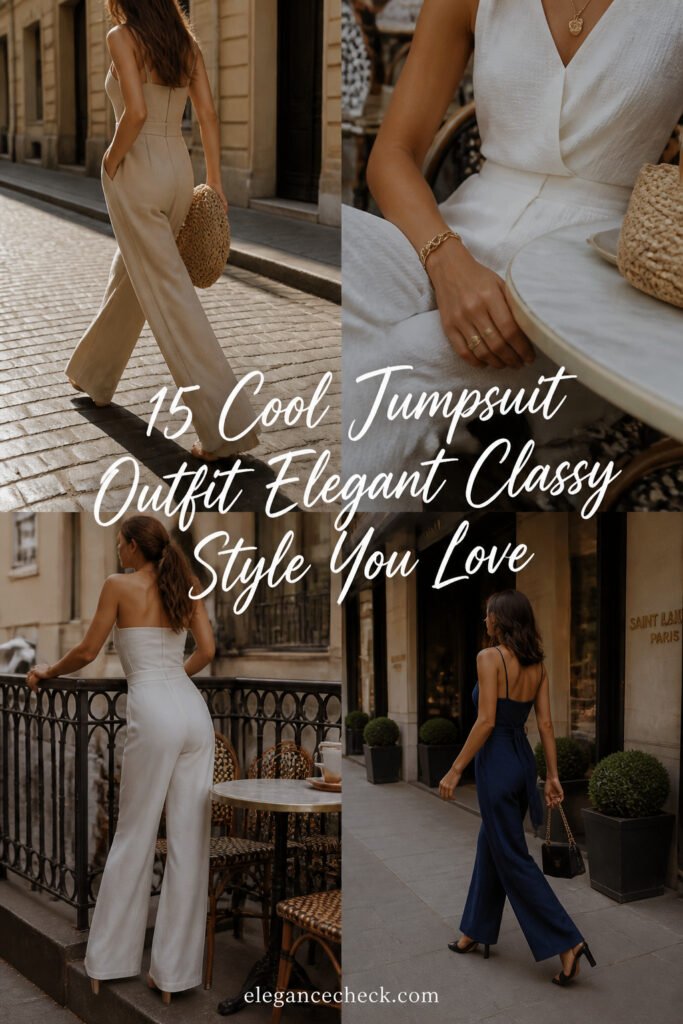 15 Cool Jumpsuit Outfit Elegant Classy Style You Will Love