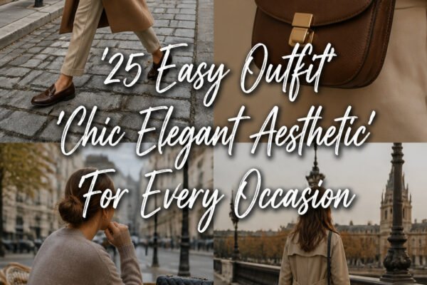 25 Easy Outfit Chic Elegant Aesthetic for Every Occasion