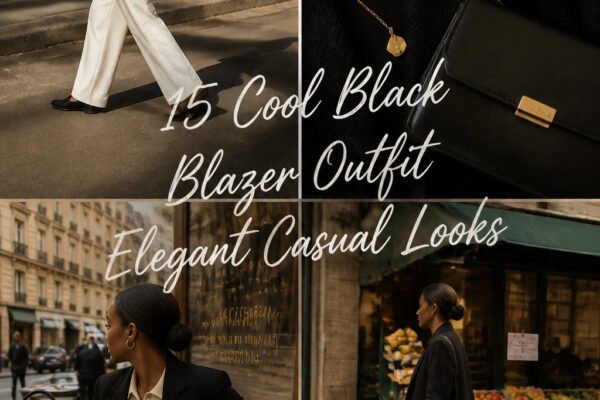 15 Cool Black Blazer Outfit Elegant Casual Looks