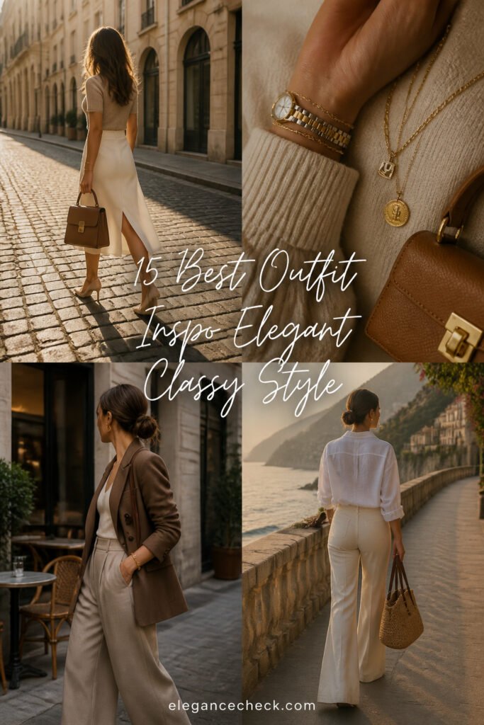 15 Best Outfit Inspo Elegant Classy Style for Beginners