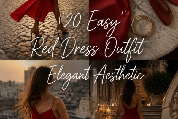 20 Easy Red Dress Outfit Elegant Aesthetic for Beginners