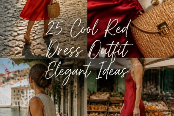 25 Cool Red Dress Outfit Elegant Ideas to Try This Year