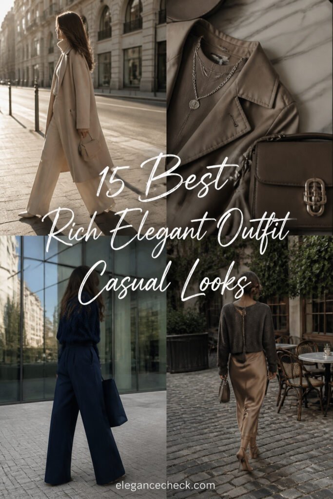 15 Best Rich Elegant Outfit Casual Looks for Beginners