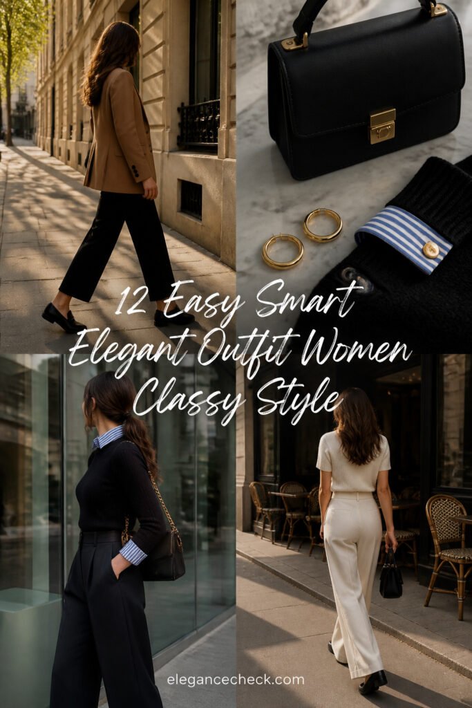 12 Easy Smart Elegant Outfit Women Classy Style