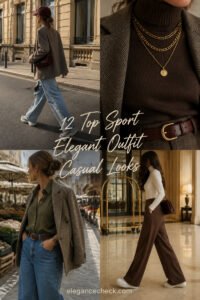 12 Top Sport Elegant Outfit Casual Looks to Try This Year