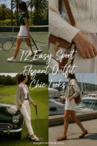 12 Easy Sport Elegant Outfit Chic Looks for Small Budgets